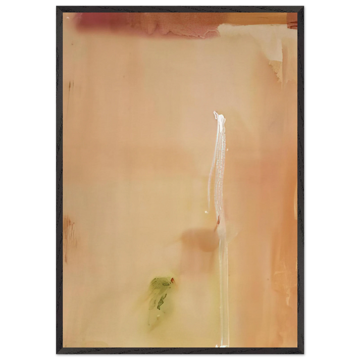 Dawn Stroke - 1977 - Helen Frankenthaler 70x100 cm / 28x40 inches Framed Art Print – Black Wooden Frame