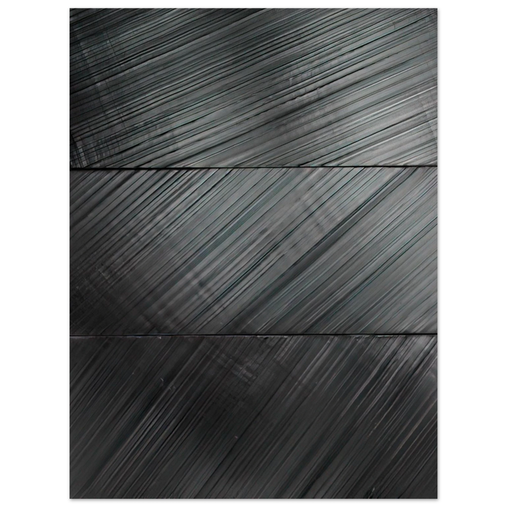 Pierre Soulages - Peinture 18 Mars 2010 - 2010 75x100 cm / 30x40inches Fine Art Poster