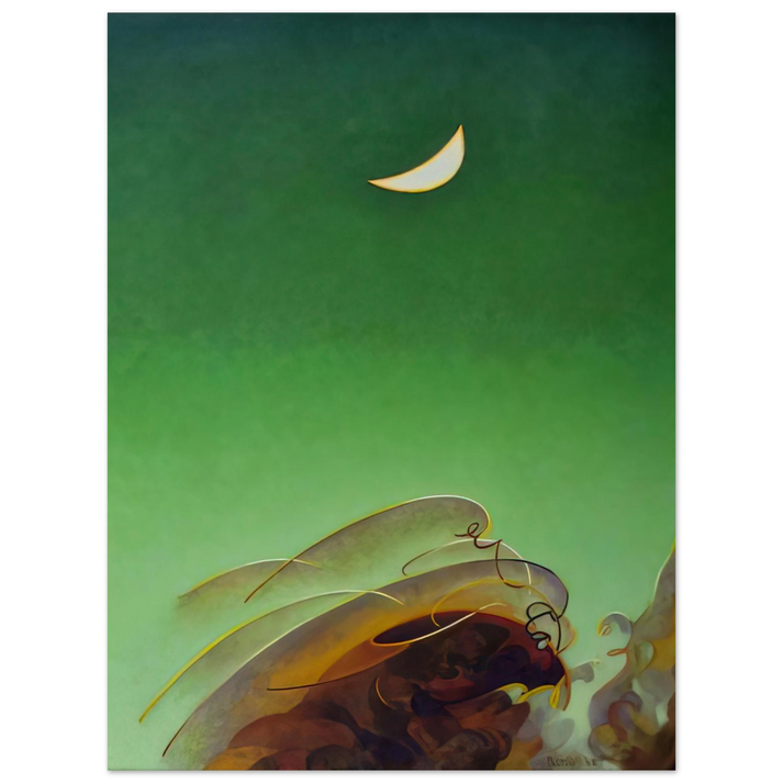 Agnes Lawrence Pelton - Spring Moon - 1942 75x100 cm / 30x40inches Fine Art Poster