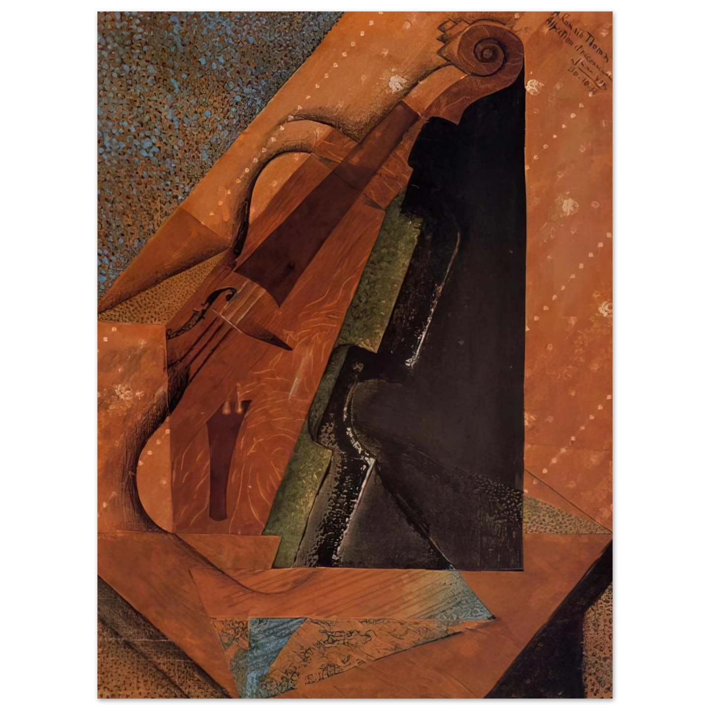 Juan Gris - THE VIOLIN 1914 Fine Art Poster - Default Title