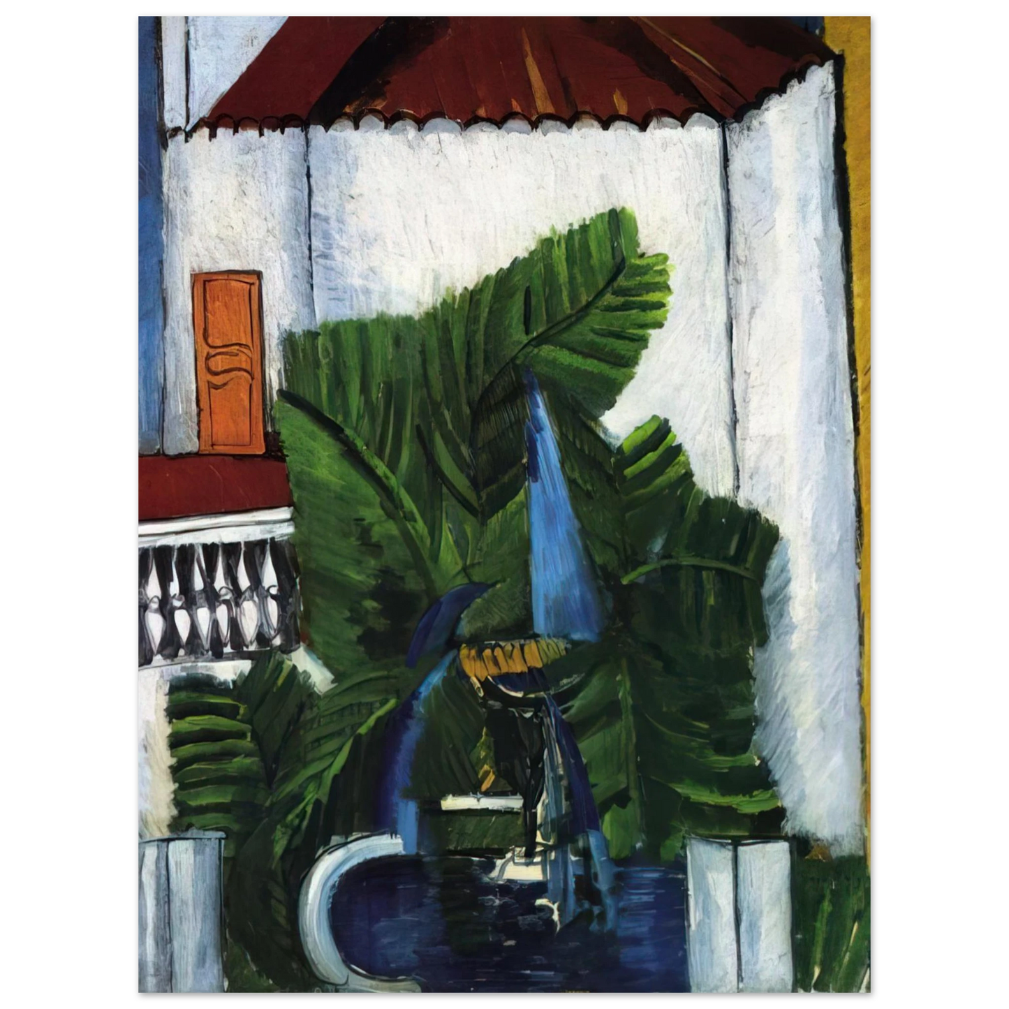 Raoul Dufy - FOUNTAIN IN AVIGNON 1913 Fine Art Poster - Default Title