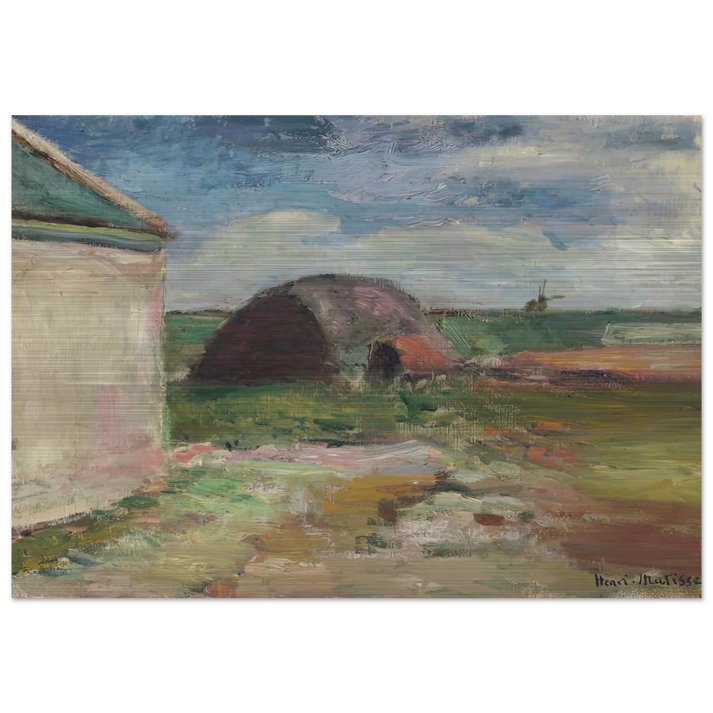 PAYSAGE DE BRETAGNE 1896 - Henri Matisse Brushed Aluminum Print - 70x100 cm / 28x40 inches | Henri Matisse Aluminum Print | Henri Matisse Prints