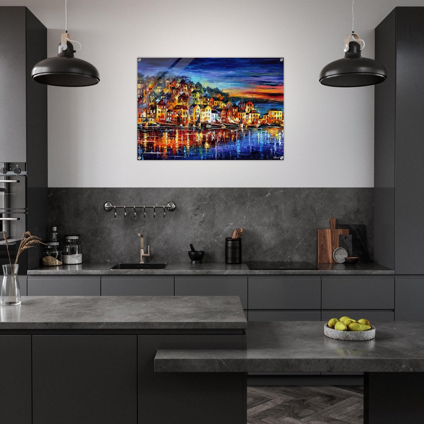 Leonid Afremov - Leonid Afremov Acrylic Print - 70x100 cm / 28x40″ inches