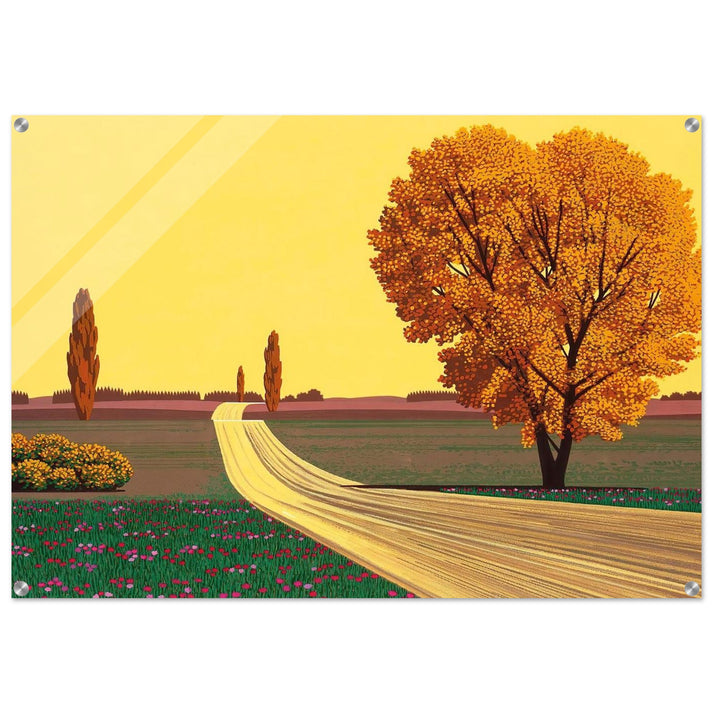 Autumn - Hiroshi Nagai Acrylic Print - 70x100 cm / 28x40″ inches | Hiroshi Nagai Wall Art | Hiroshi Nagai Prints