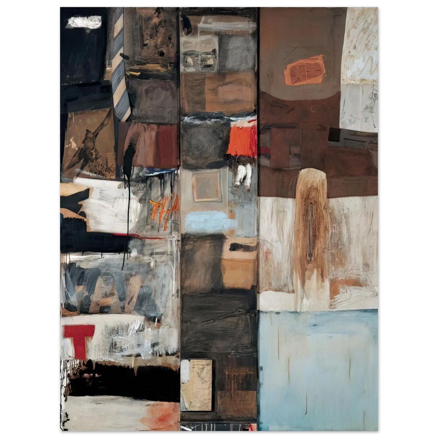 Robert Rauschenberg - SUMMERSTORM 1959 Fine Art Poster - Default Title