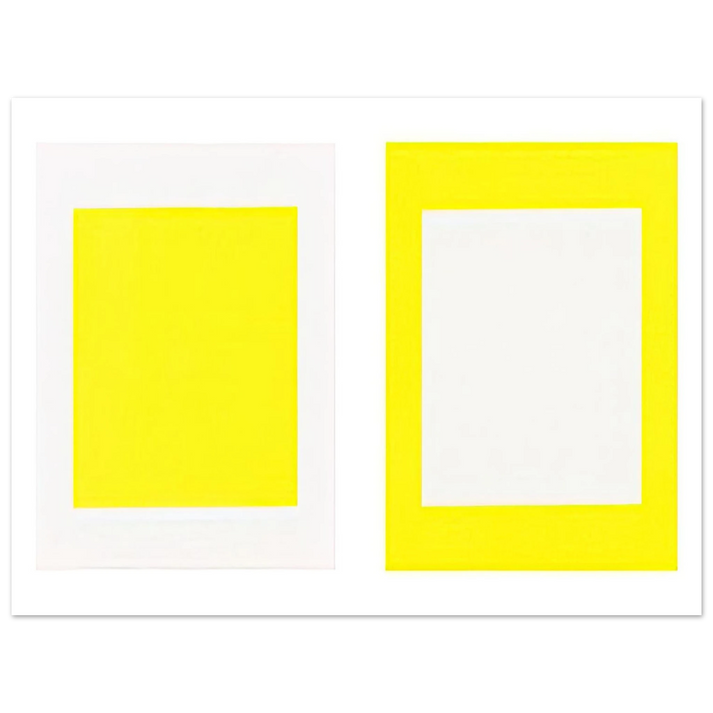 Donald Judd - Untitled Cadmium Yellow Light - 1990 75x100 cm / 30x40inches Fine Art Poster