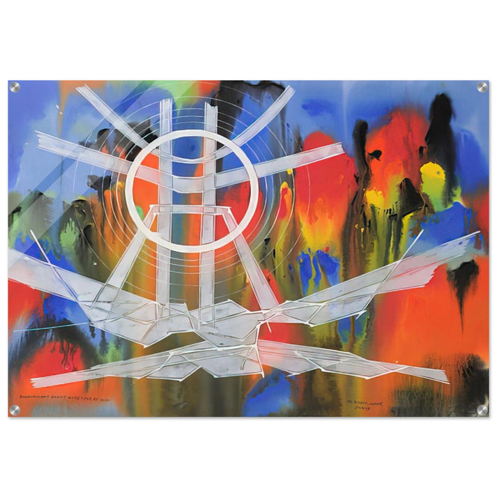 Significant Event Note - 1980 - Jimmy Ernst Acrylic Print - 70x100 cm / 28x40″ inches