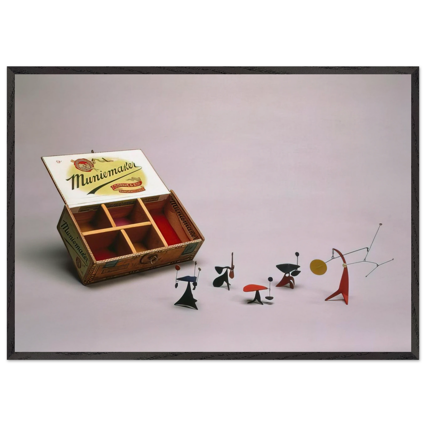 LOUISAS 43RD BIRTHDAY PRESENT 1948 - Alexander Calder Framed Art Print – Black Wooden Frame - Default Title - -Framed Art Print