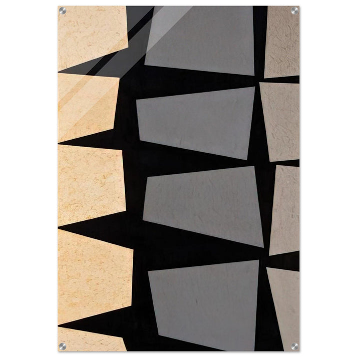 Untitled - 1958 - Karl Benjamin Acrylic Print - 70x100 cm / 28x40″ inches | Karl Benjamin Wall Art | Karl Benjamin Prints