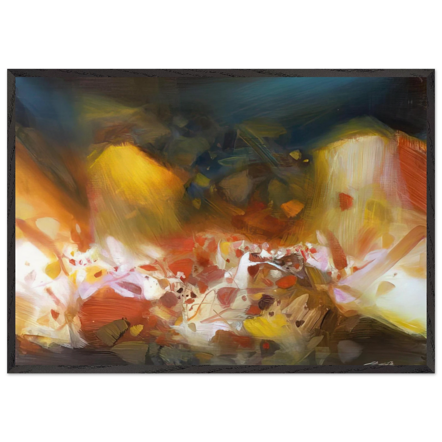 VIE MULTIPLI E 2005 - Chu teh Chun Framed Art Print – Black Wooden Frame - Default Title - -Framed Art Print