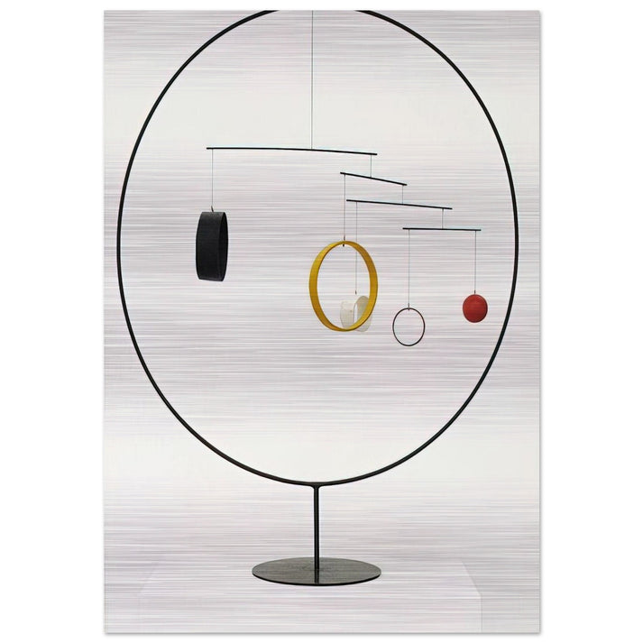 MOBILE 1934 - Alexander Calder Brushed Aluminum Print - 70x100 cm / 28x40 inches | Alexander Calder Aluminum Print | Alexander Calder Prints