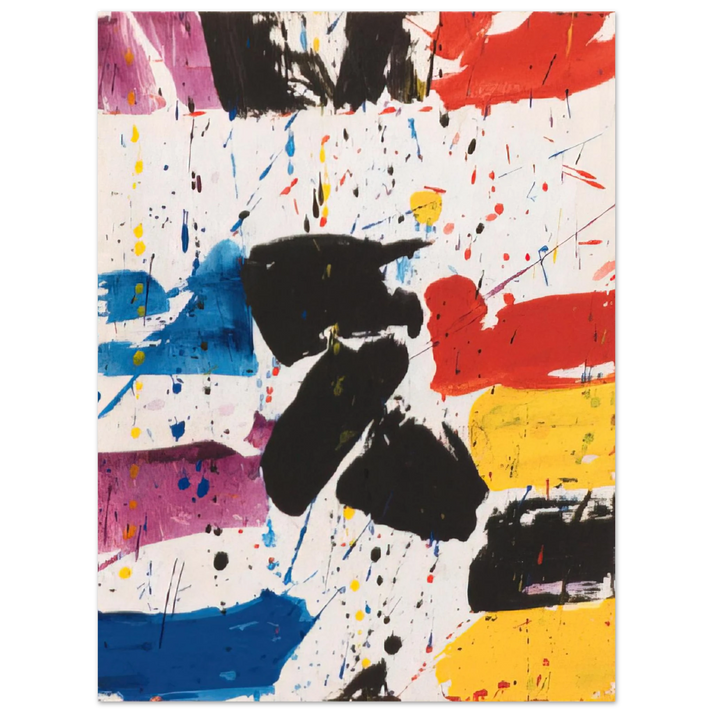 Sam Francis - Hommage to Alfred Jensen 75x100 cm / 30x40inches Fine Art Poster