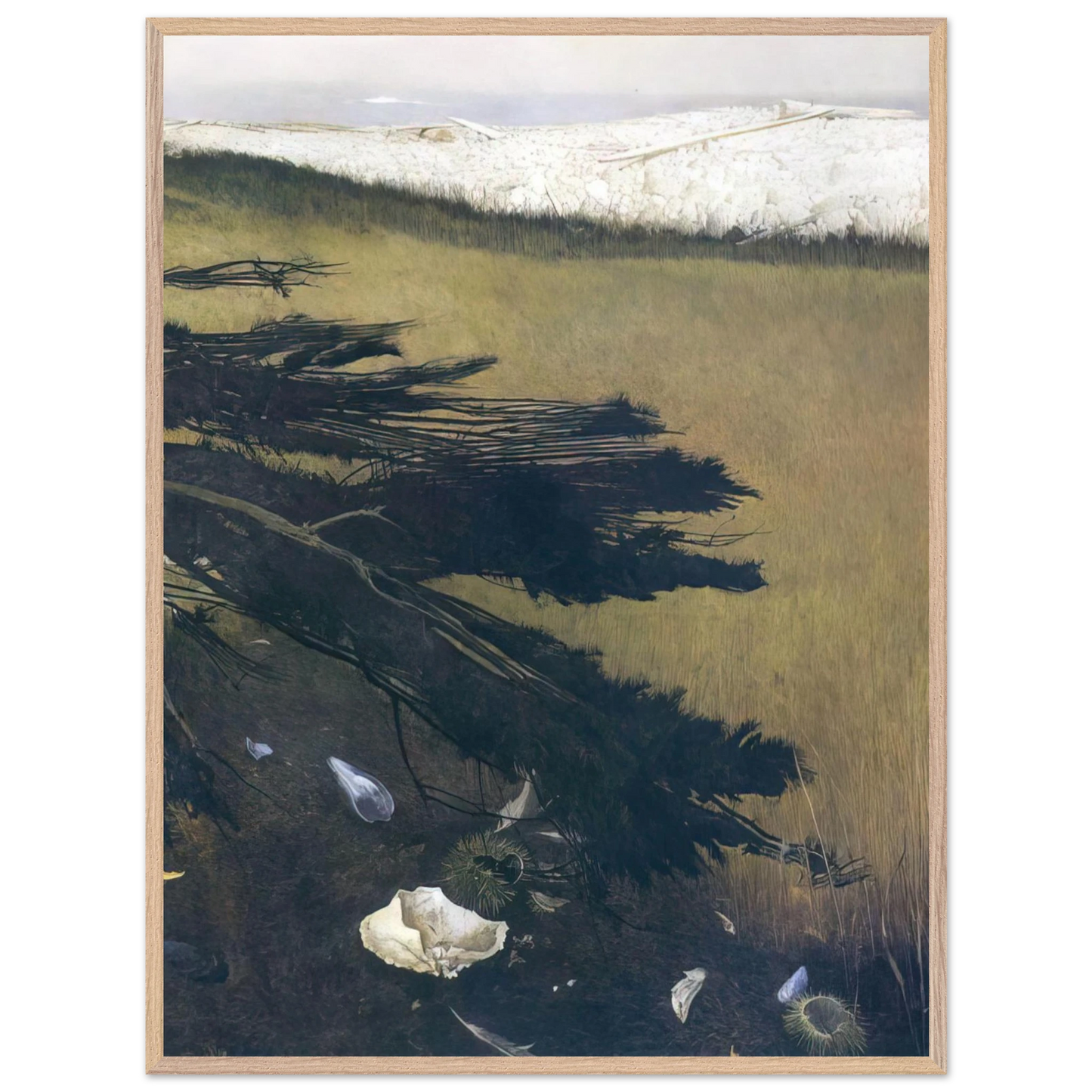 Andrew Wyeth - NOT DETECTED 47 Wall Art - 60x80 cm / 24x32 inches - Fine Art Poster - -