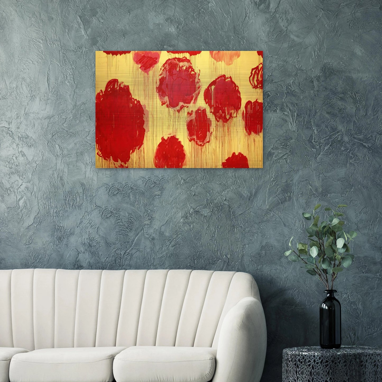 Untitled Peonias series - Cy Twombly Brushed Aluminum Print - 70x100 cm / 28x40 inches | Cy Twombly Aluminum Print | Cy Twombly Prints