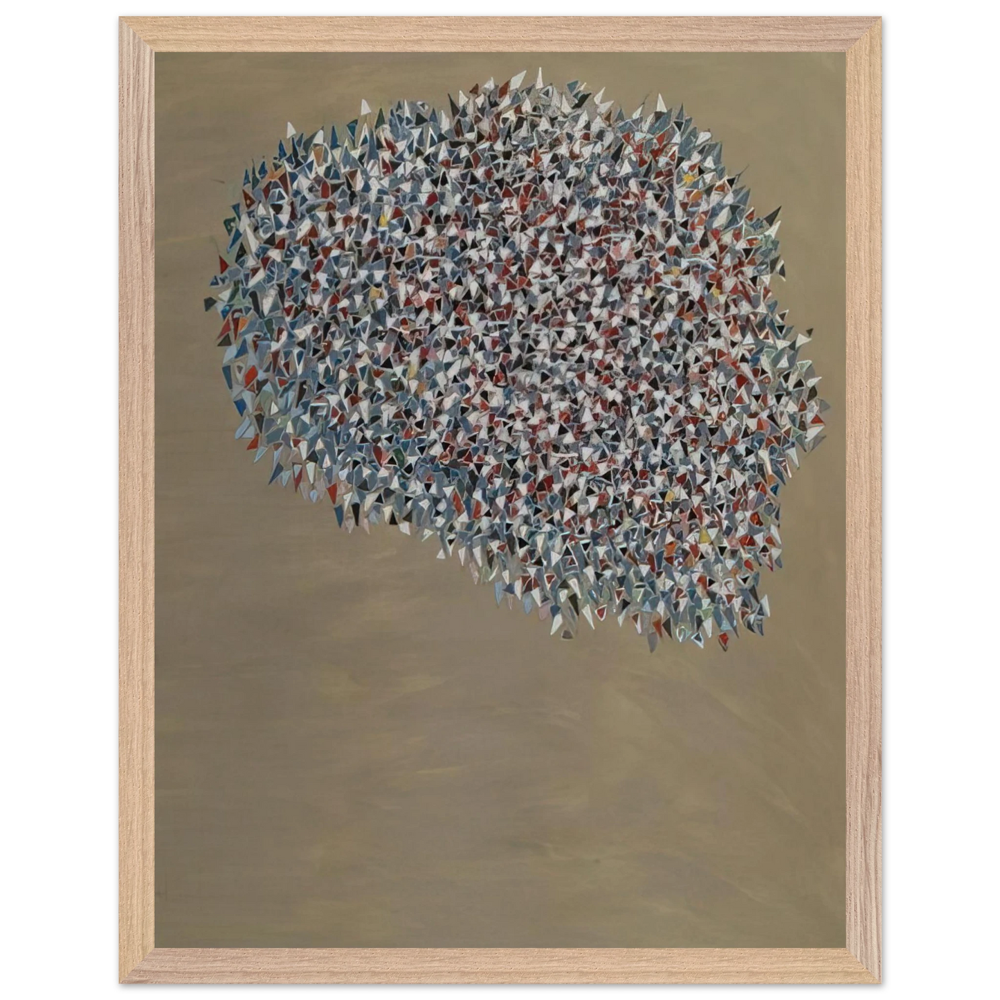 Helen Frankenthaler - Untitled - 1980 Wall art - A3 (29.7 x 42 cm) - Premium Wooden Framed Poster With Fine Art Paper - Wood frame