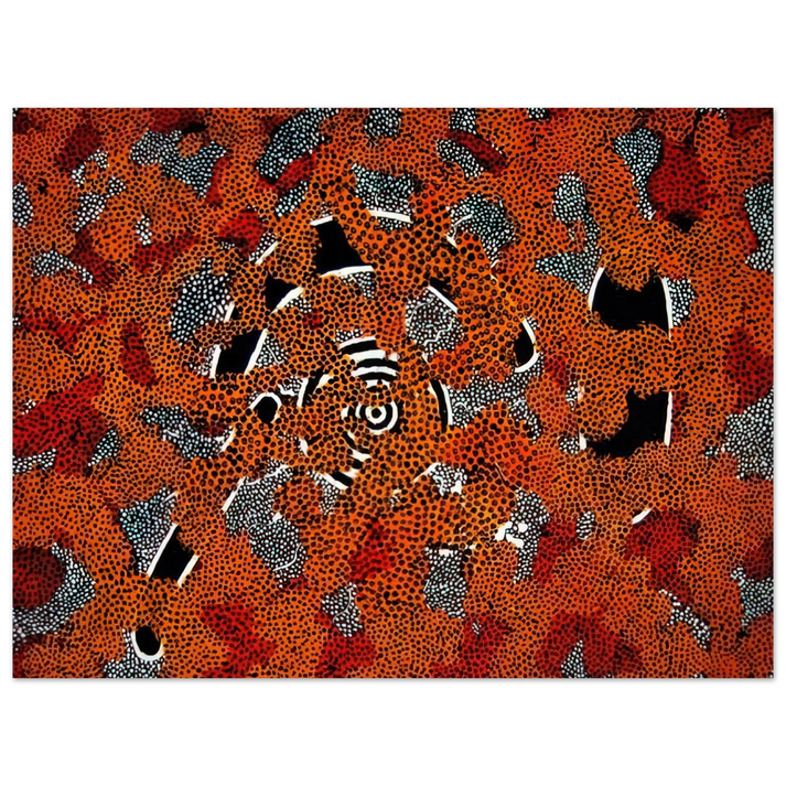 Clifford Possum Tjapaltjarri - Love Sun Dreaming - 1972 75x100 cm / 30x40inches Fine Art Poster