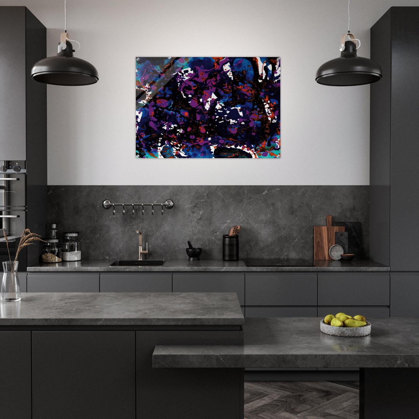 Untitled SFP94-3 SF94-024 - Sam Francis Acrylic Print - 70x100 cm / 28x40″ inches