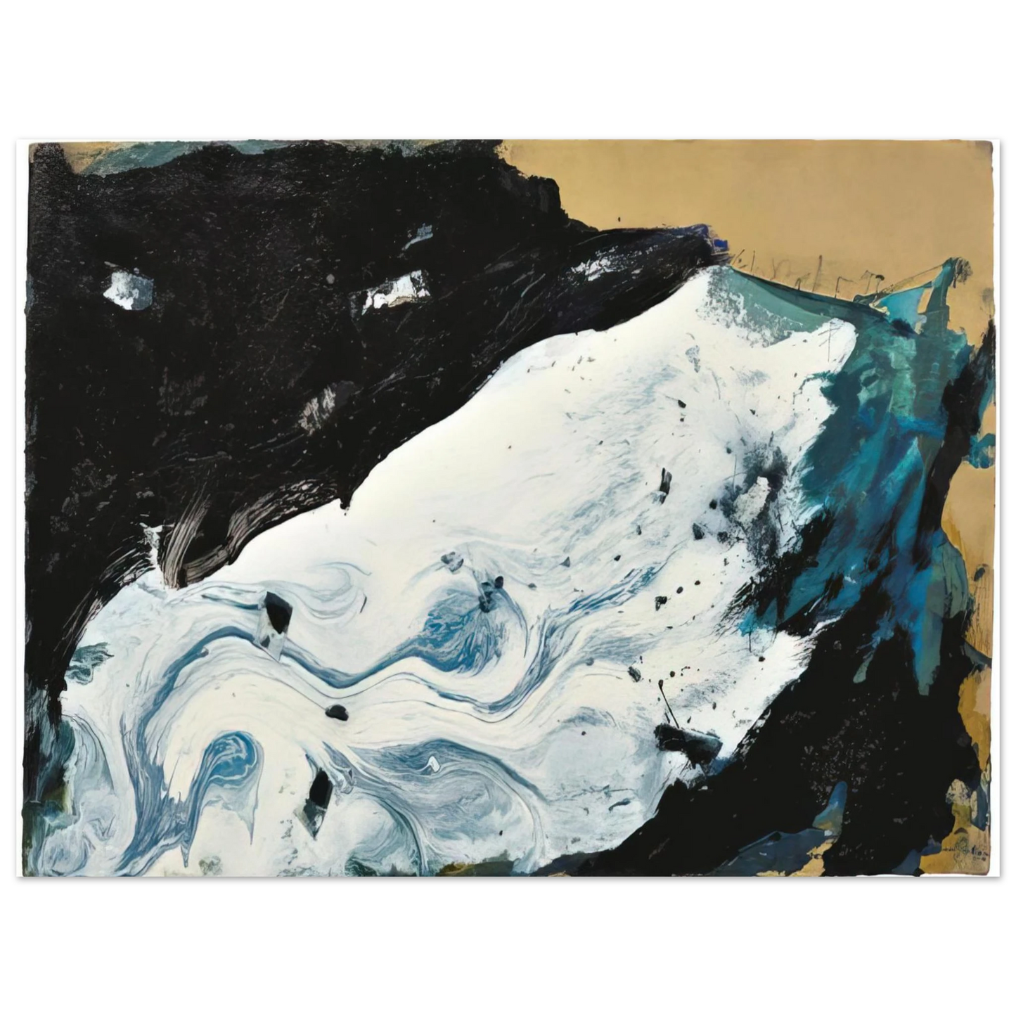 Emil Schumacher - GE-21 - 1991 Fine Art Poster - Default Title