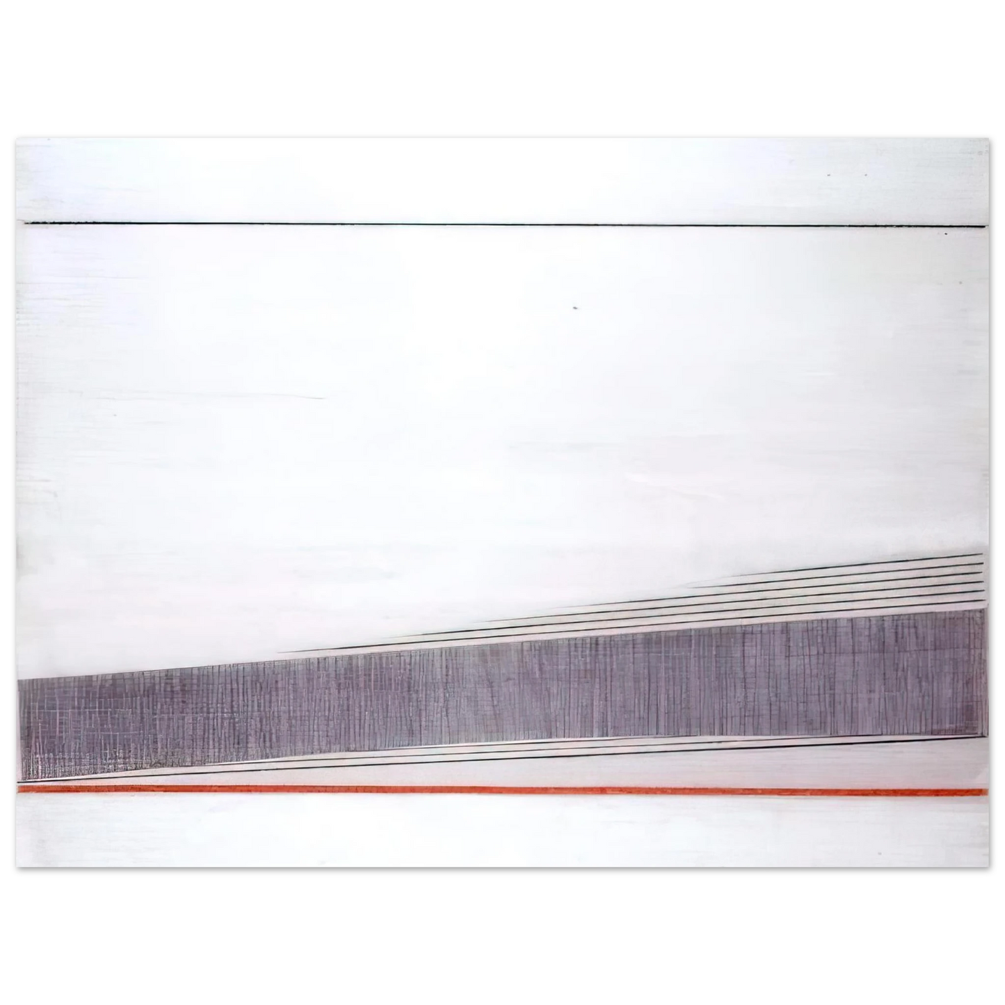 Bice Lazzari - La linea rossa - 1966 Fine Art Poster - Default Title