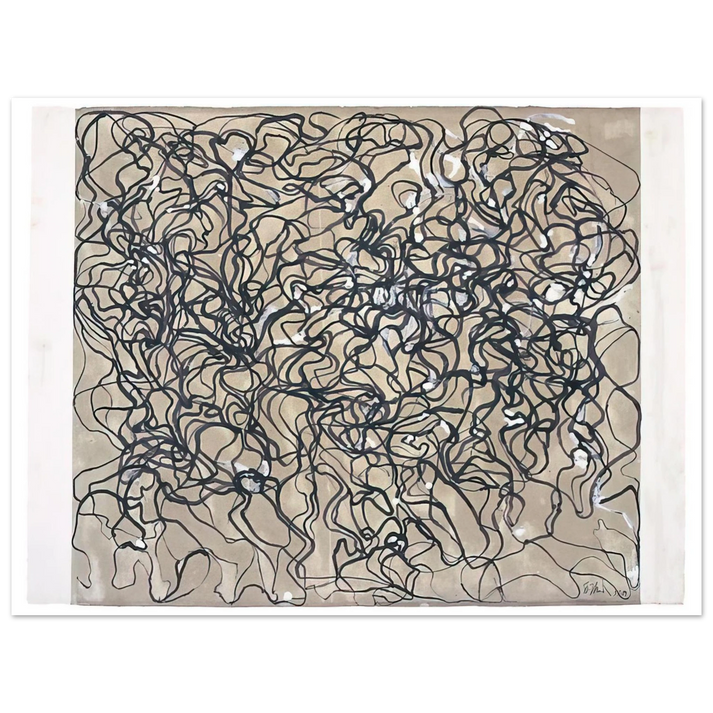 Brice Marden - Long Letter 1 - 2009 75x100 cm / 30x40inches Fine Art Poster