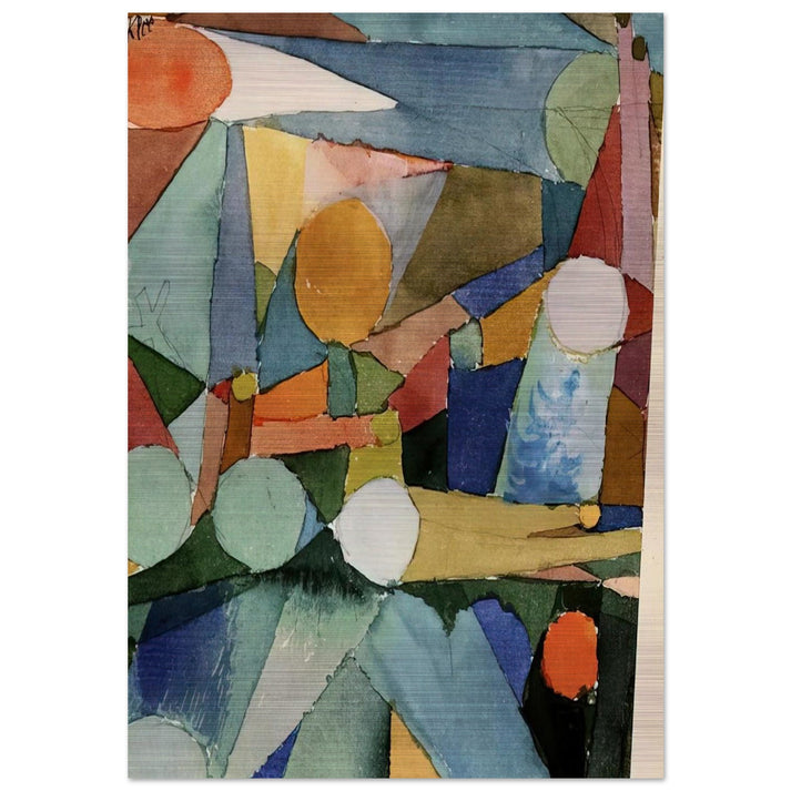 COLOUR SHAPES 1914 - Paul Klee Brushed Aluminum Print - 70x100 cm / 28x40 inches | Paul Klee Aluminum Print | Paul Klee Prints