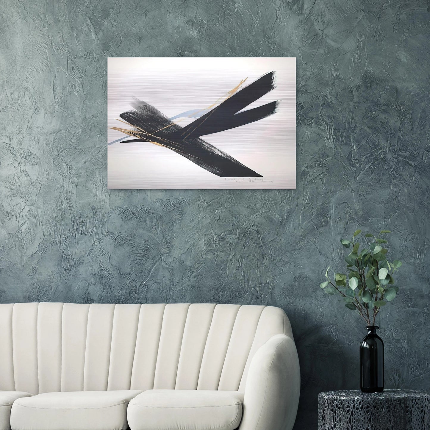 Arrived Wind - 2001 - Toko Shinoda Brushed Aluminum Print - 70x100 cm / 28x40 inches | Toko Shinoda Aluminum Print | Toko Shinoda Prints