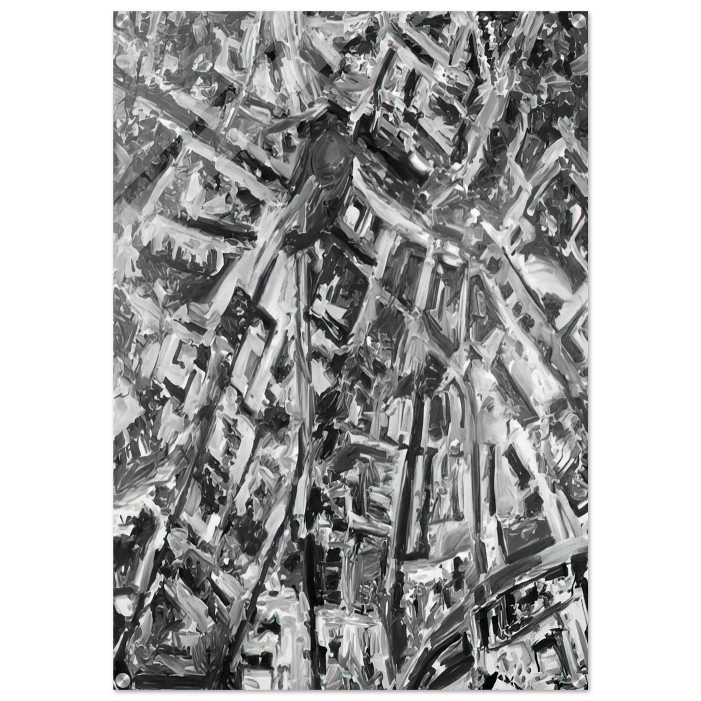 TOWNSCAPE PL 1970 - Gerhard Richter Acrylic Print - 70x100 cm / 28x40″ inches
