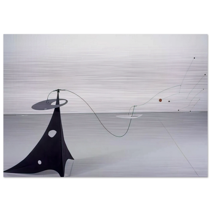 PARASITE 1947 - Alexander Calder Brushed Aluminum Print - 70x100 cm / 28x40 inches | Alexander Calder Aluminum Print | Alexander Calder Prints