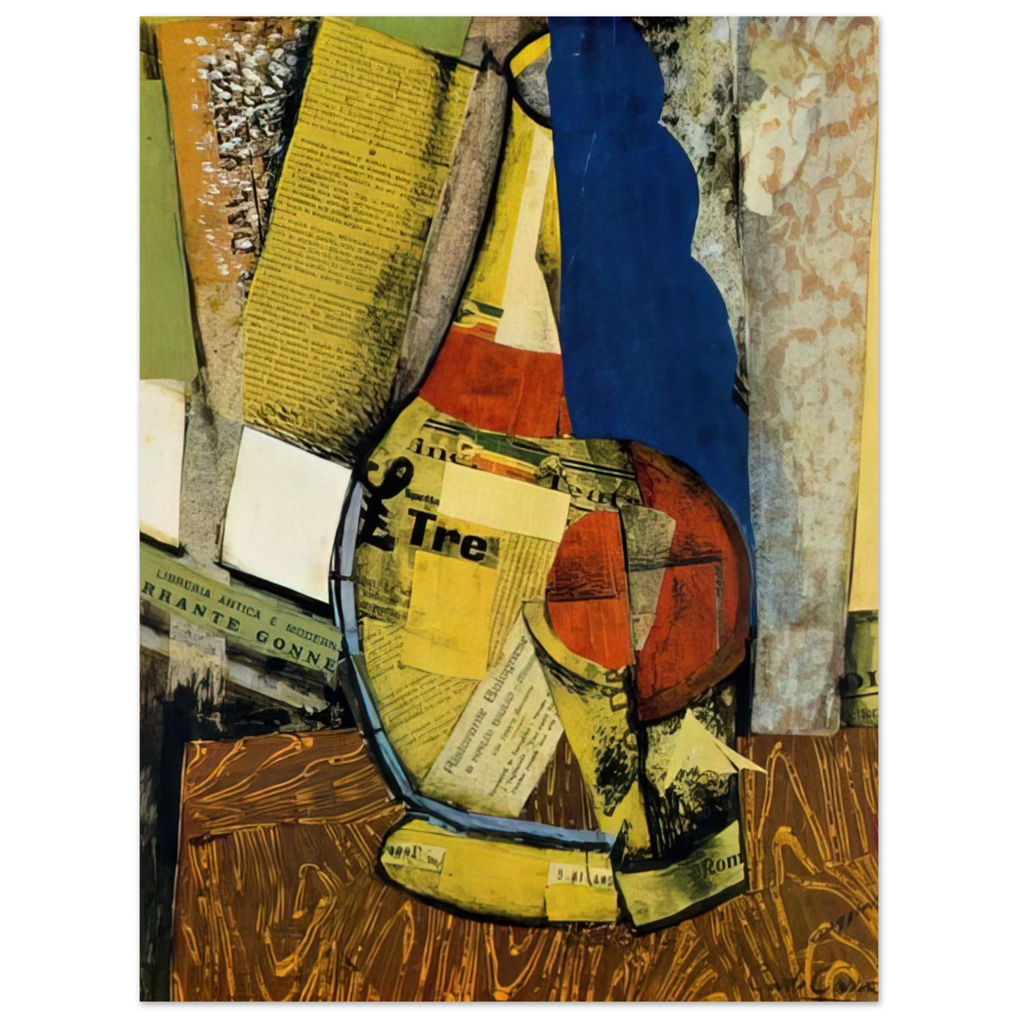 Carlo Carra - FIASCO E BICCHIERE Fine Art Poster - Default Title