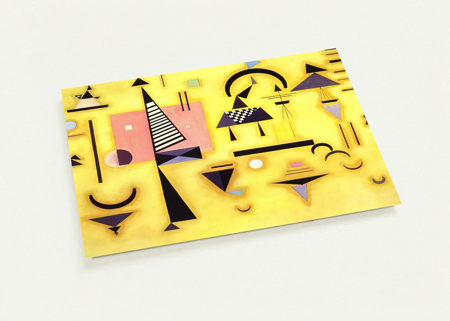 DECISIVE PINK 1932 By Wassily Kandinsky Pack of 10 Post Cards | Wassily Kandinsky Post Cards | A6 (10.5 x 14.8 cm) - 4.1 x 5.8 inches