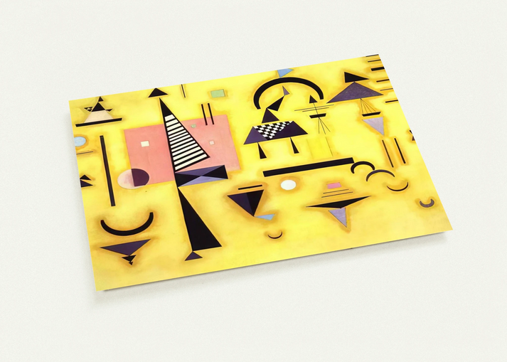 DECISIVE PINK 1932 By Wassily Kandinsky Pack of 10 Post Cards | Wassily Kandinsky Post Cards | A6 (10.5 x 14.8 cm) - 4.1 x 5.8 inches