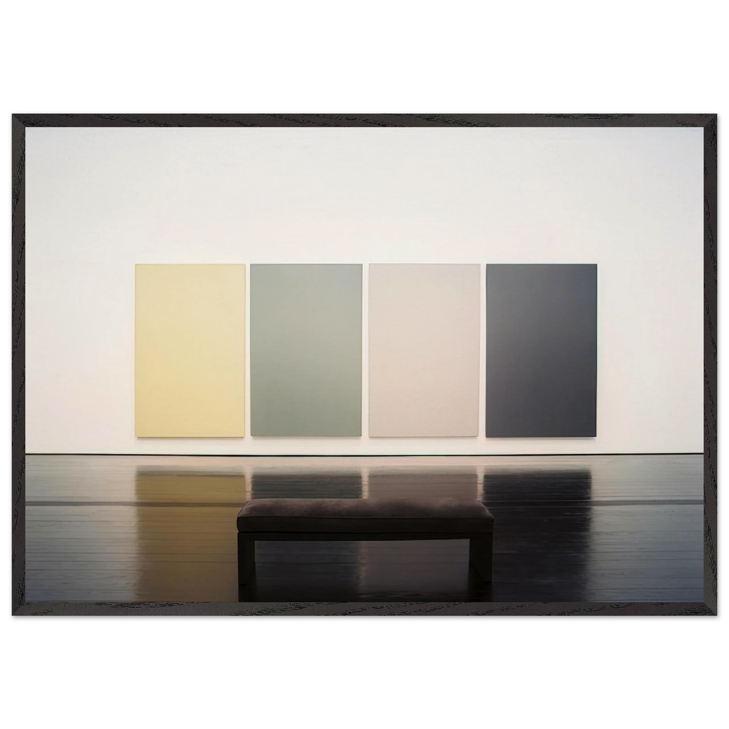 The Seasons - 1975 - Brice Marden 70x100 cm / 28x40 inches Framed Art Print – Black Wooden Frame