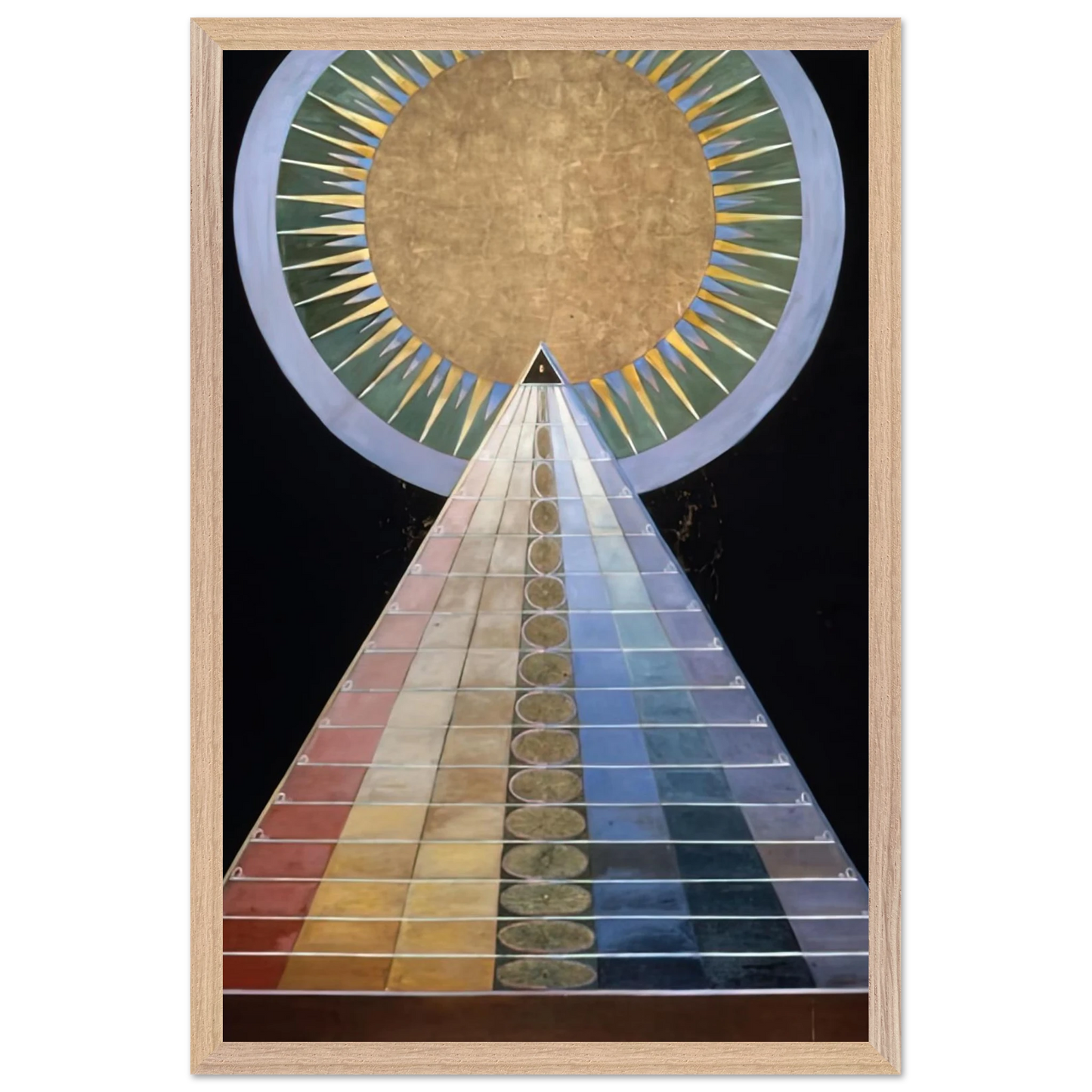 Hilma af Klint - ALTAR PAINTING 1915 Wall art - 20x25 cm / 8x10 Inches - Fine Art Poster - -