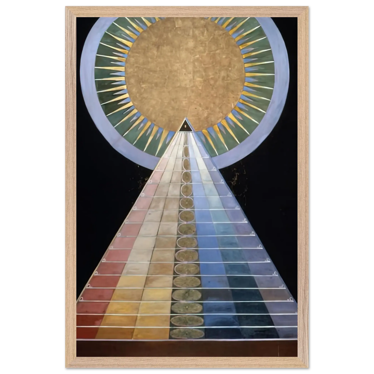 Hilma af Klint - ALTAR PAINTING 1915 Wall art - 20x25 cm / 8x10 Inches - Fine Art Poster - -