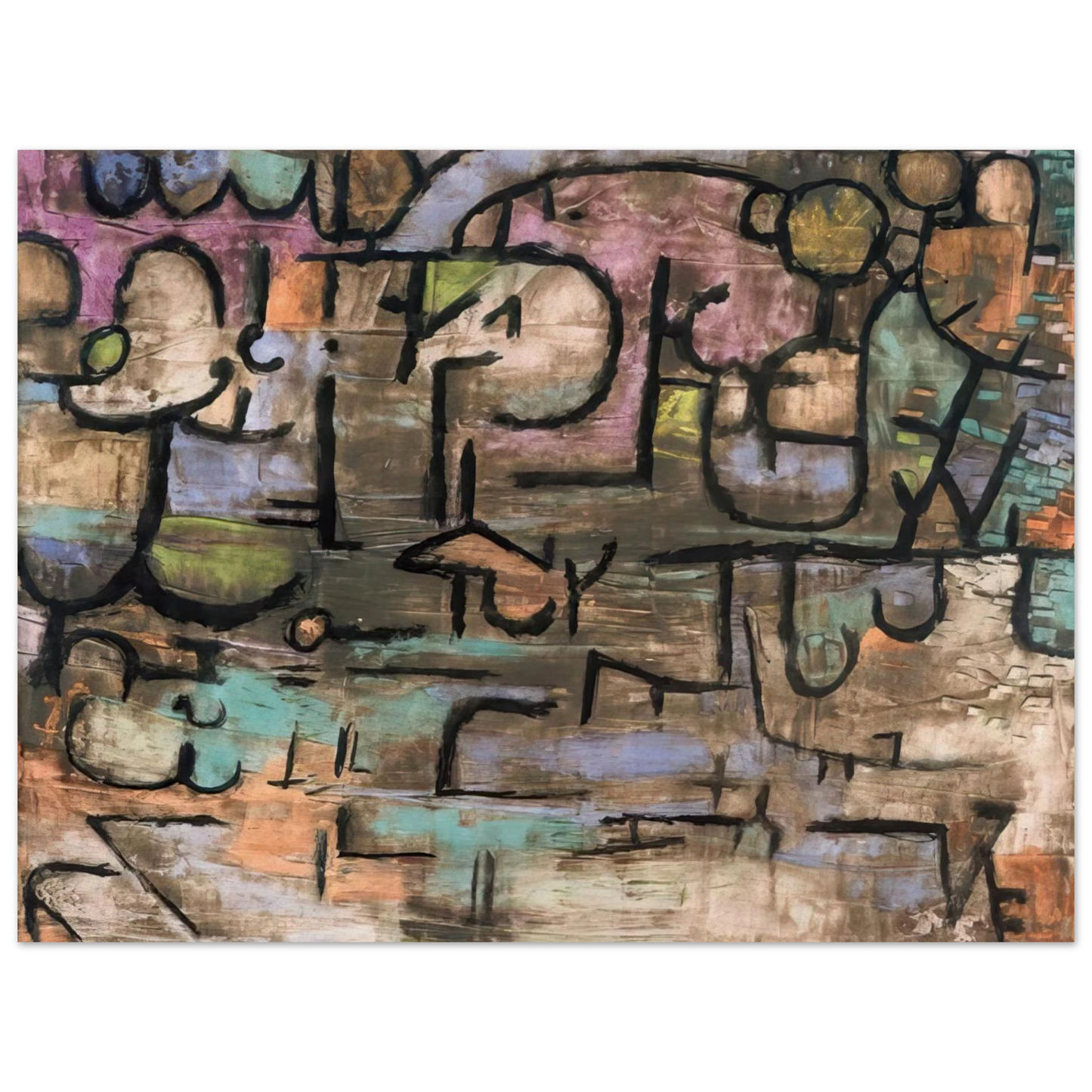 Paul Klee - AFTER THE FLOODS 1936 Fine Art Poster - Default Title