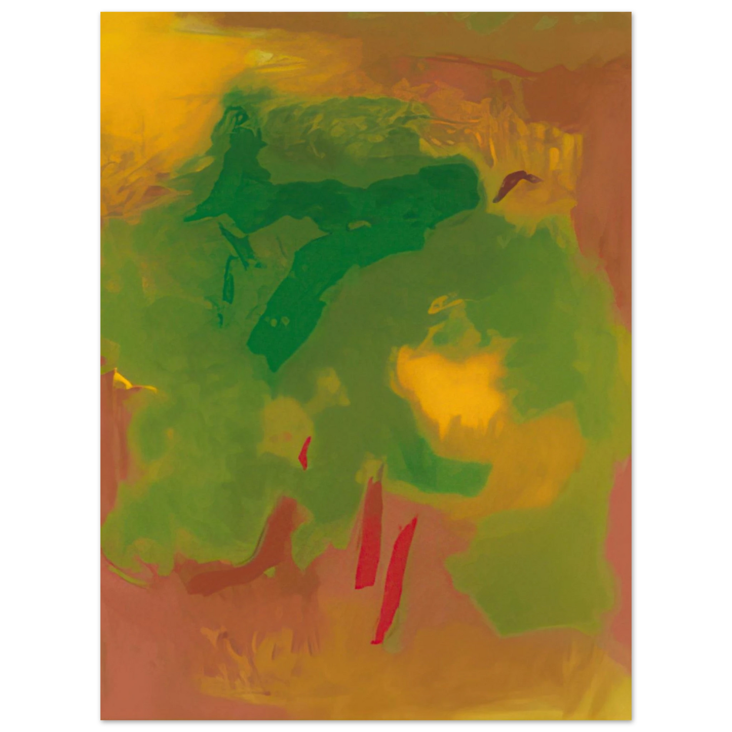 Esteban Vicente - VISION 1991 Fine Art Poster - Default Title