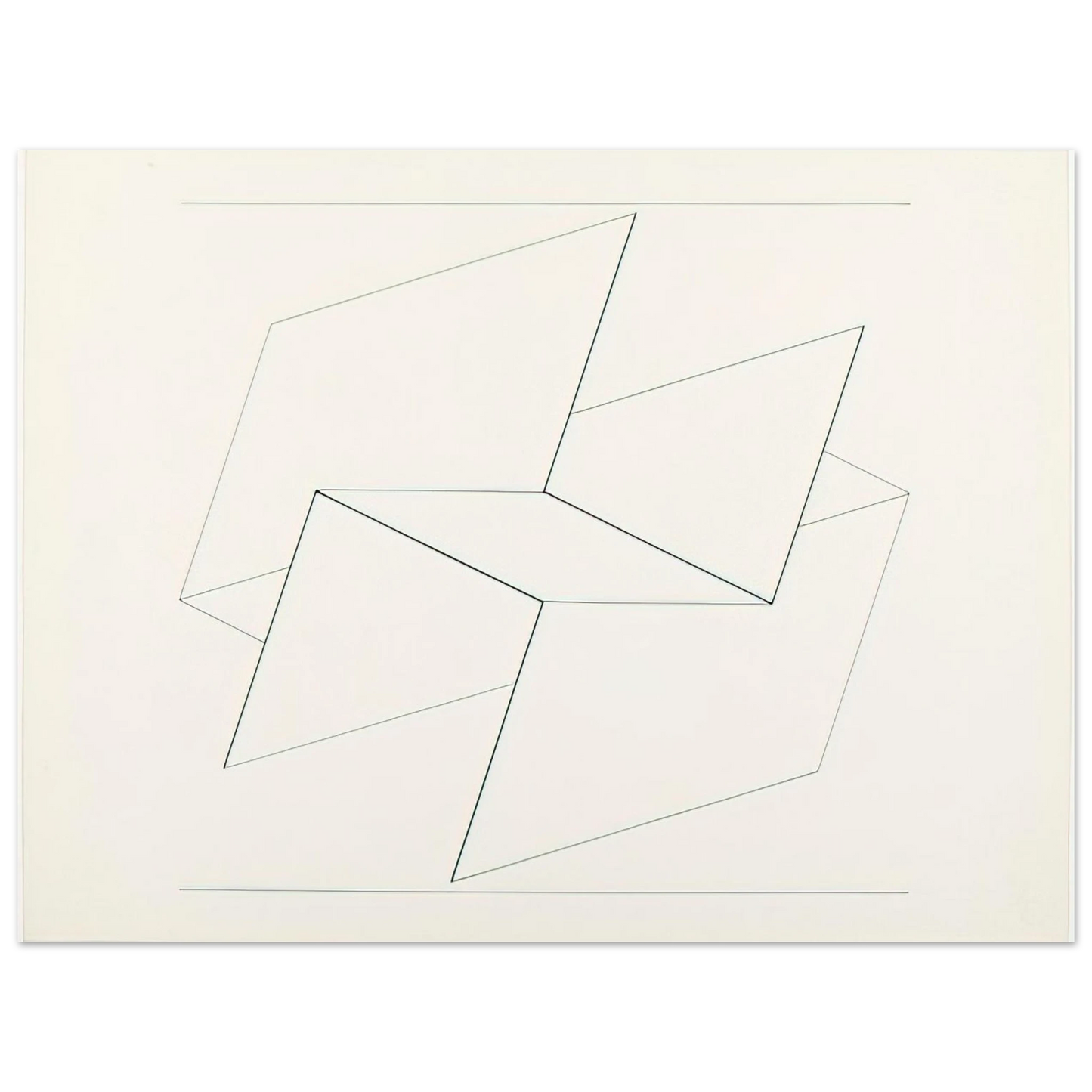 Josef Albers - STRUCTURAL CONSTELLATION VI 1960 Fine Art Poster - Default Title