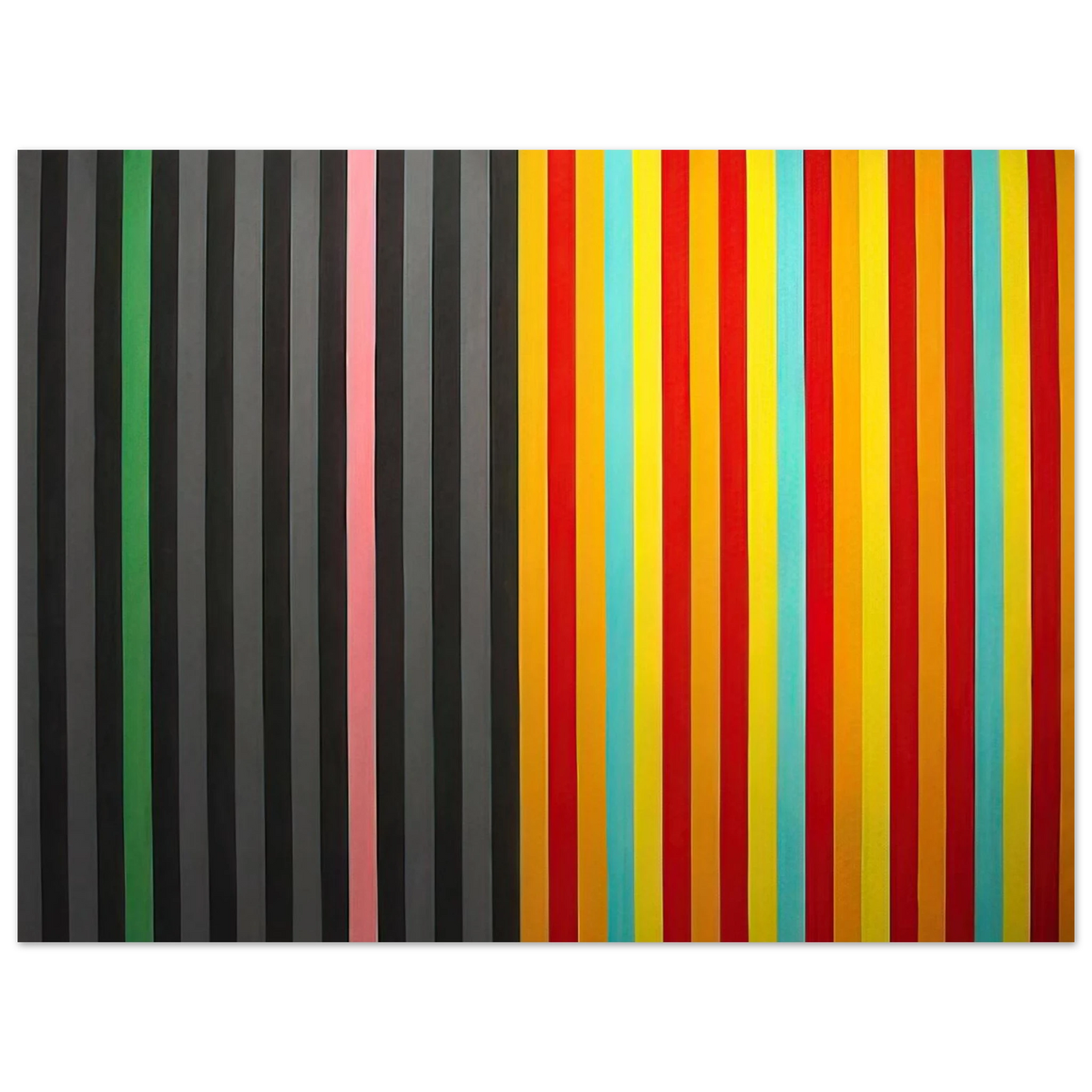 Gene Davis - Hot Susan - 1965 Fine Art Poster - Default Title