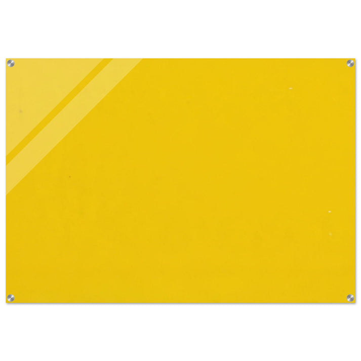 Yellow from the series Line Form Color - Ellsworth Kelly Acrylic Print - 70x100 cm / 28x40″ inches