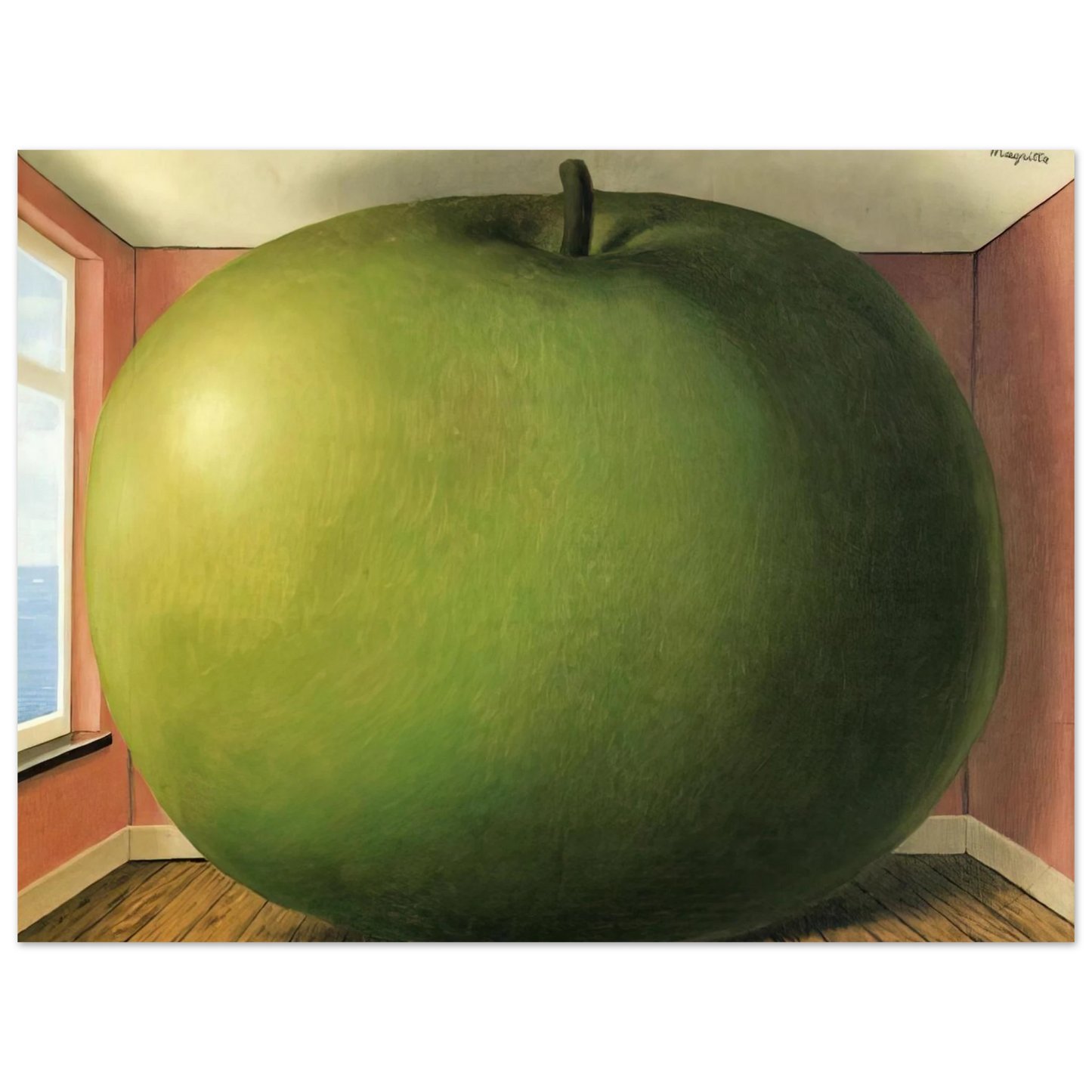 Rene Magritte - THE LISTENING ROOM 1952 Fine Art Poster - Default Title