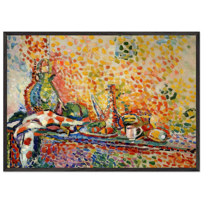 STILL LIFE 11 - Henri Matisse 70x100 cm / 28x40 inches Framed Art Print – Black Wooden Frame