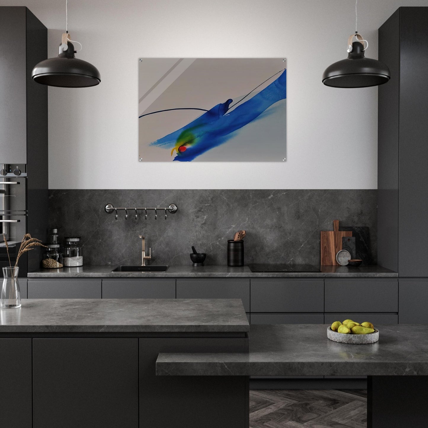 Phenomena Calling - Paul Jenkins Acrylic Print - 70x100 cm / 28x40″ inches