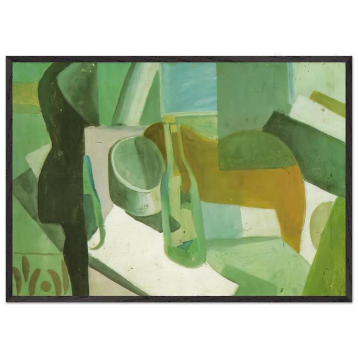 STILL LIFE 4 N2 - Salvador Dali 70x100 cm / 28x40 inches Framed Art Print – Black Wooden Frame