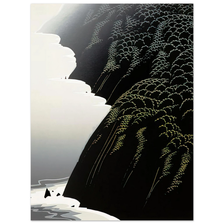Eyvind Earle - California Coast 75x100 cm / 30x40inches Fine Art Poster