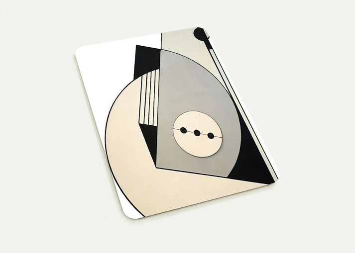 Gris - Concretism By Carmelo Arden Quin Pack of 10 Post Cards | Carmelo Arden Quin Post Cards | A6 (10.5 x 14.8 cm) - 4.1 x 5.8 inches