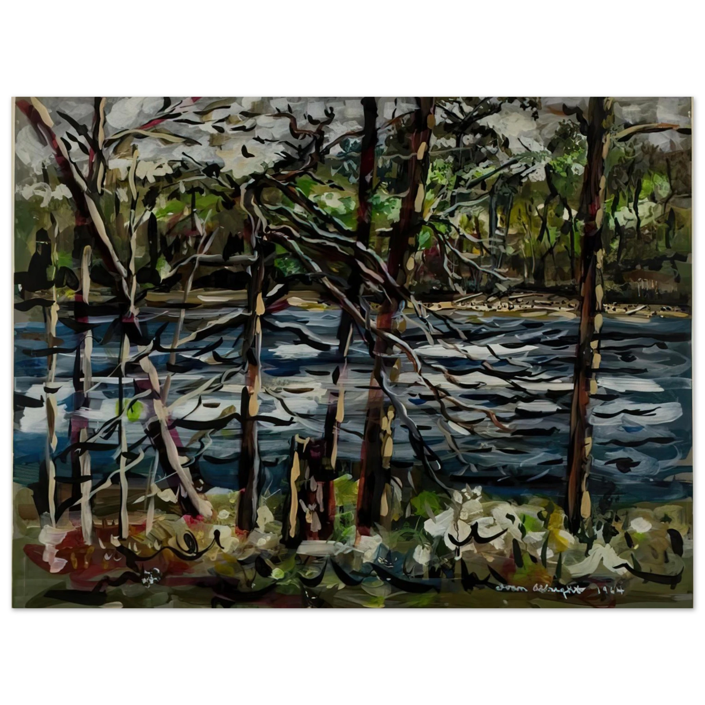 Ivan Albright - ST MARY S RIVER GEORGIA 1964 Fine Art Poster - Default Title