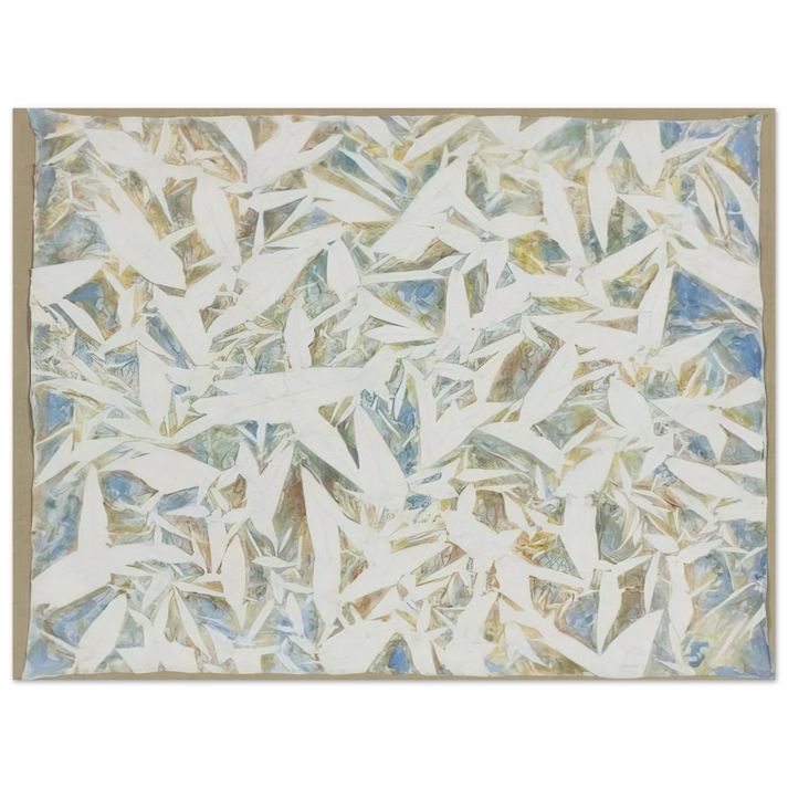 Simon Hantai - Untitled - 1971 75x100 cm / 30x40inches Fine Art Poster
