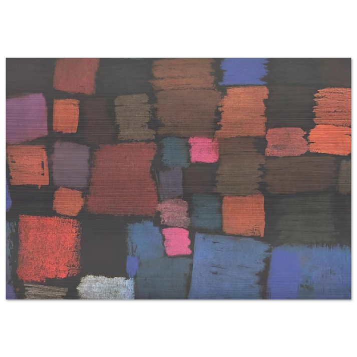 COMING TO BLOOM 1934 - Paul Klee Brushed Aluminum Print - 70x100 cm / 28x40 inches | Paul Klee Aluminum Print | Paul Klee Prints