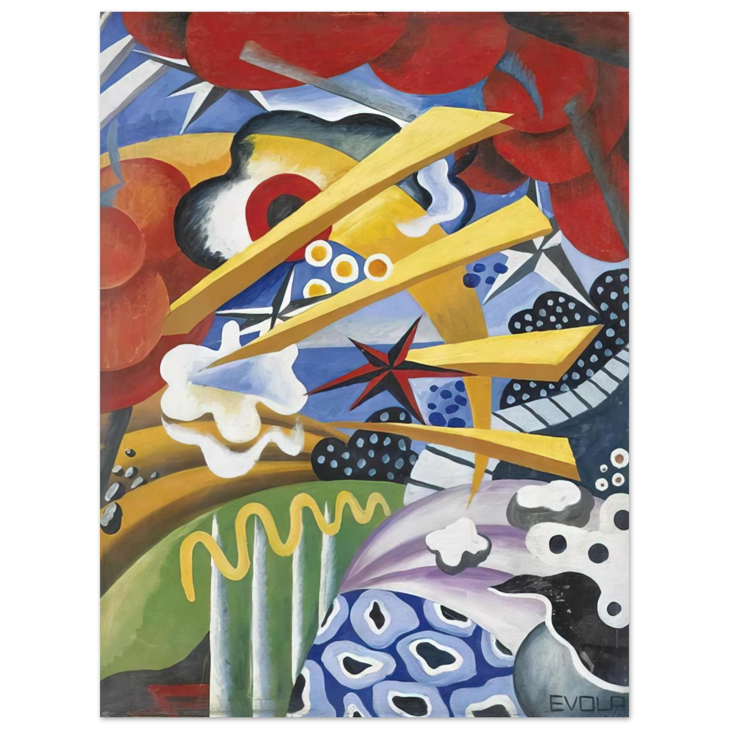 Julius Evola - Untitled - 1919 Fine Art Poster - Default Title