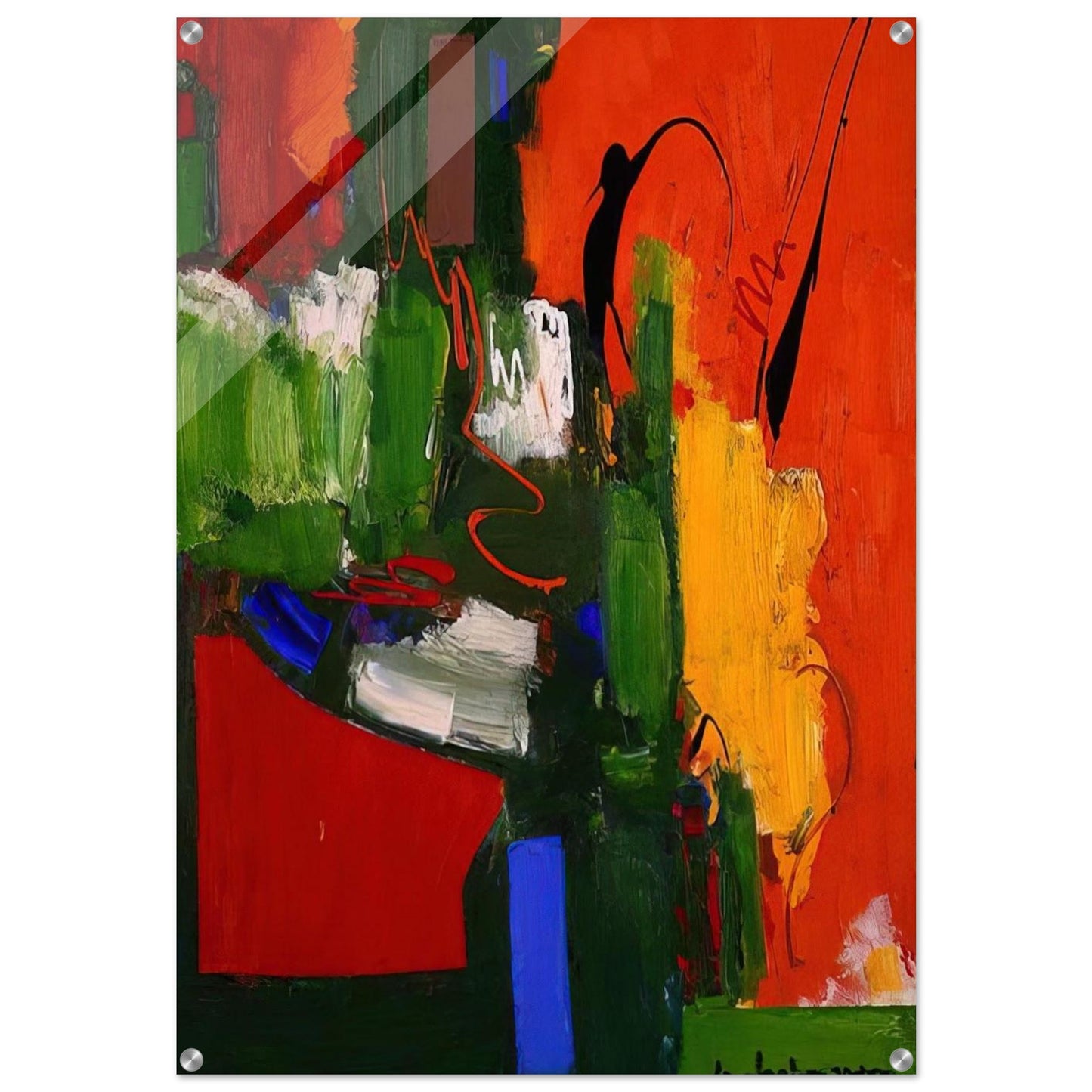 The Lark - Hans Hofmann Acrylic Print - 70x100 cm / 28x40″ inches